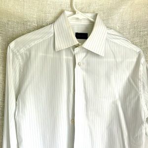 Ermenegilgo Zegna Men's Long Sleeve Dress Shirt - Made in Turkey